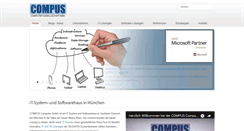 Desktop Screenshot of compus.de